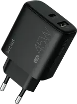 Beclad 45W Adapteris USB-C + A Port (prod. by Samsung) - Juodas