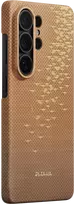 Dėklas Pitaka Edge Case, Auksinis žvilgesys (Aaron Button) - Samsung Galaxy S26 Ultra
