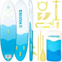 HUIIKE pripučiama SUP irklentė, 305x84x15 cm, PVC, 130 kg maksimalus svoris, Shake Blueberry Essential