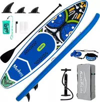 FunWater pripučiama irklentė SUP, 3,5 m x 0,83 m, 15 cm, su aksesuarais, SUPFR02E