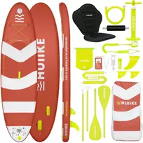 HUIIKE pripučiama SUP lenta su irklu, 305x84x15 cm, maksimalus svoris 130 kg, PVC