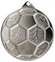 Tryumf PLIENINIS MEDALIS FUTBOLAS FI 50 MMC8850/S – SIDABRINIS MMC8850/S