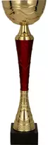 Detal Metalinė taurė aukso ir bordo spalvos TUMA RD 9217C