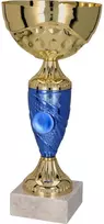 Tryumf Metalinis taurių rinkinys auksinės-mėlynos spalvos T-M 9058H 9058H