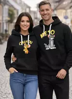 Juodi džemperiai su gobtuvu Only you-me to