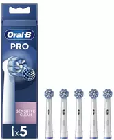 Dantų šepetėlis Braun Oral-B Pro Jautrus Clean, 5 pc(s), Baltas, Oral-B, iO, Pulsonic, Blister