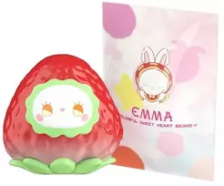 LUCKY EMMA LOVELY EMMA Pliušinis raktų pakabukas-siurprizas - Lucky Bean
