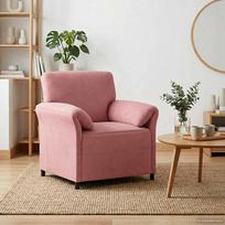 1 vietos sofa Rožinė 88 x 83 x 95 cm Aksomas