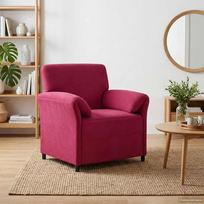 1 vietos sofa Vyno raudona 88 x 83 x 95 cm Aksomas