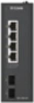 D-Link 6-Port Gigabit Industrial Unmanaged Switch with 2 x SFP Ports