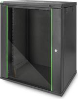 Digitus DN1916UECN rack cabinet 16U Wall mounted rack Black