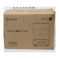 SALE OUT. Ecovacs Robotic Vacuum Cleaner | DEEBOT X9 PRO OMNI | Wet&Dry | Li-ion | 6400 mAh | Dust capacity 0.22 L | 16600 Pa | Black | DAMAGED PACKAGING, USED, DIRTY, SCRATCHED | DEEBOT X9 PRO OMNI BLACKSO | 2000001381106