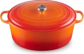 No Name Le Creuset Signature Roaster oval 40cm red