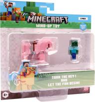 P.m.i. Kids World MINECRAFT S2 3D WIND-UP TOY - BABY ZOMBIE & PIG