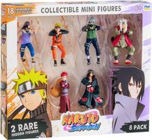P.m.i. Kids World NARUTO SHIPPUDEN FIGURES - 8 PACK DELUXE EDITION VER. A
