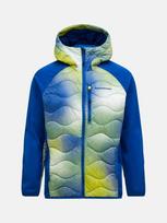 Peak Performance Kurtka puchowa mÄ™ska PEAK PERFORMANCE M Helium Aop Down Hybrid Hood kolor multikolor - M