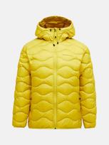 Peak Performance Kurtka puchowa mÄ™ska PEAK PERFORMANCE M Helium Down Hood Jacket kolor ĹĽĂłĹ‚ty - L