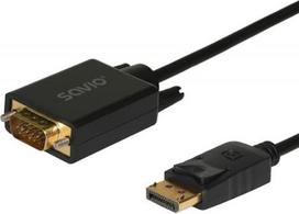 Savio Cable Display Port-VGA CL-203 1.8 m SAVIO