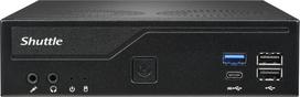 Shuttle XPС slim DH610V2 PC/workstation barebone 1.35L sized PC Black Intel H610 LGA 1700