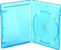 Amaray Blu-Ray case 14mm, light blue