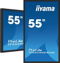 Iiyama ProLite TF5539AS-B1AG 54.6/138.7cm 4K UHD Multi-Touch Monitor, HDMI/DP