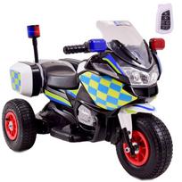 Policijos Motociklas Su Gaidžiu, Pripučiamais Ratais, Garsais, Dviem Varikliais, Nuotolinio Valdymo Pulteliu/a608