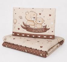 Patalynė kūdikiams 135x100 "Sweet bears" 