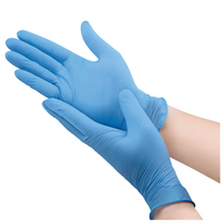 Vienkartinės nitrilinės pirštinės Blue, L dydis, 3 pakuotės x 100 vnt