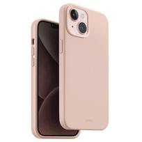 Uniq Lino Hue Magclick įkrovimo dėklas iPhone 15 - rožinis