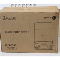 SALE OUT. Ecovacs Robotic Vacuum Cleaner | DEEBOT X9 PRO OMNI | Wet and Dry | Li-ion | 6400 mAh | Dust capacity 0.22 L | 16600 Pa | Black | DAMAGED PACKAGING, USED, DIRTY, SCRATCHED