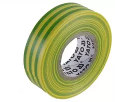 Juosta izoliacinė žalia-geltona 0.13 mm*15 mm*10 m YT-81593 YATO (12/72)