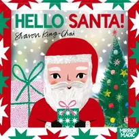 KNYGA Sharon King Chai Hello Santa!, A Christmas search-and-find mirror book