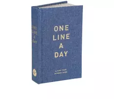KNYGA Diary Or Journal Denim One Line a Day