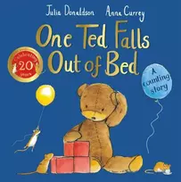 KNYGA Julia Donaldson One Ted Falls Out of Bed 20th Anniversary Edition, A Counting Story