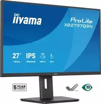 iiyama ProLite XB2797QSN-B1 monitorius komputerowy 68,6 cm (27") 2560 x 1440 px Quad HD LCD Juodas
