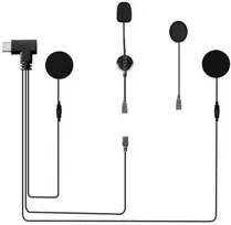 Type C headset for motorcycle helmet for MS8 EJEAS HIFI-M3 intercom
