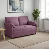 Dvitaškė sofa Violetinė 158 x 83 x 95 cm Aksomas