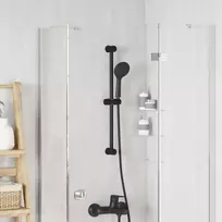 Dušo galvutės laikiklis Juoda 71 cm Nerūdijantis plienas