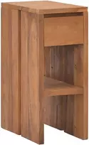 Naktinė spintelė, 20x35x50cm, tikmedžio medienos masyvas