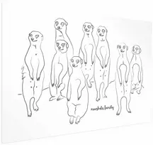 Paveikslas - Surikatų šeima
