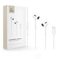 Tech-Protect Ultraboost Core G2 USB-C ausinės – baltos