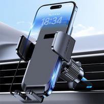 Automobilio laikiklis telefonui, ventiliacijos tinklelis, 360°