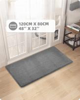 Durų kilimėlis Durų kilimėlis 80 x 120 cm Neslystantis absorbentas Pilka