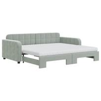 Sofa-lova vidaXL, 90x190 cm, pilka