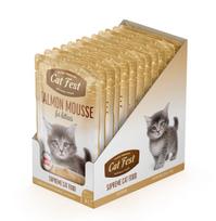 CatFest Lašišos paštetas kačiukams, šlapias maistas katėms, 12 x 70 g