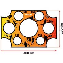 Tikslus kilimėlis su skylutėmis futbolo vartams, Neo-Sport 300 x 200 cm