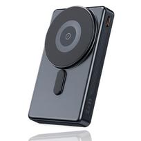 Atsarginis maitinimo šaltinis ("Power Bank") Išorinis akumuliatorius 10000 mAh – belaidis įkrovimas 15 W, USB-C 20 W, LED indikatorius, atrama