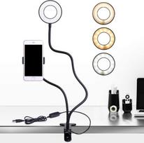 LED stalinė lempa su telefono laikikliu, stalinis šviestuvas su reguliuojamu telefono stovu, USB įkraunama darbo ir skaitymo lempa biurui, mokyklai ir namams