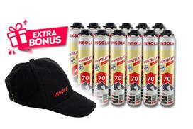 Rinkinys Montavimo putos Insola Montblanc 70 Elastic, 870 ml, 12 vnt. + Insola kepurė dovanu
