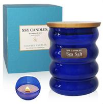 SSY CANDLES Kvapioji sojų vaško žvakė, jūros druska, 238 g